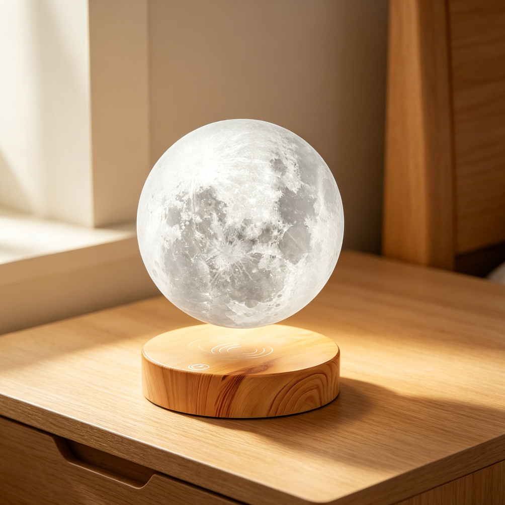 Levitating Moon Lamp 16 Colors 20 Modes - Image 2